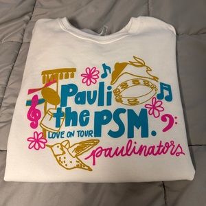 Pauli the PSM Love on tour merch